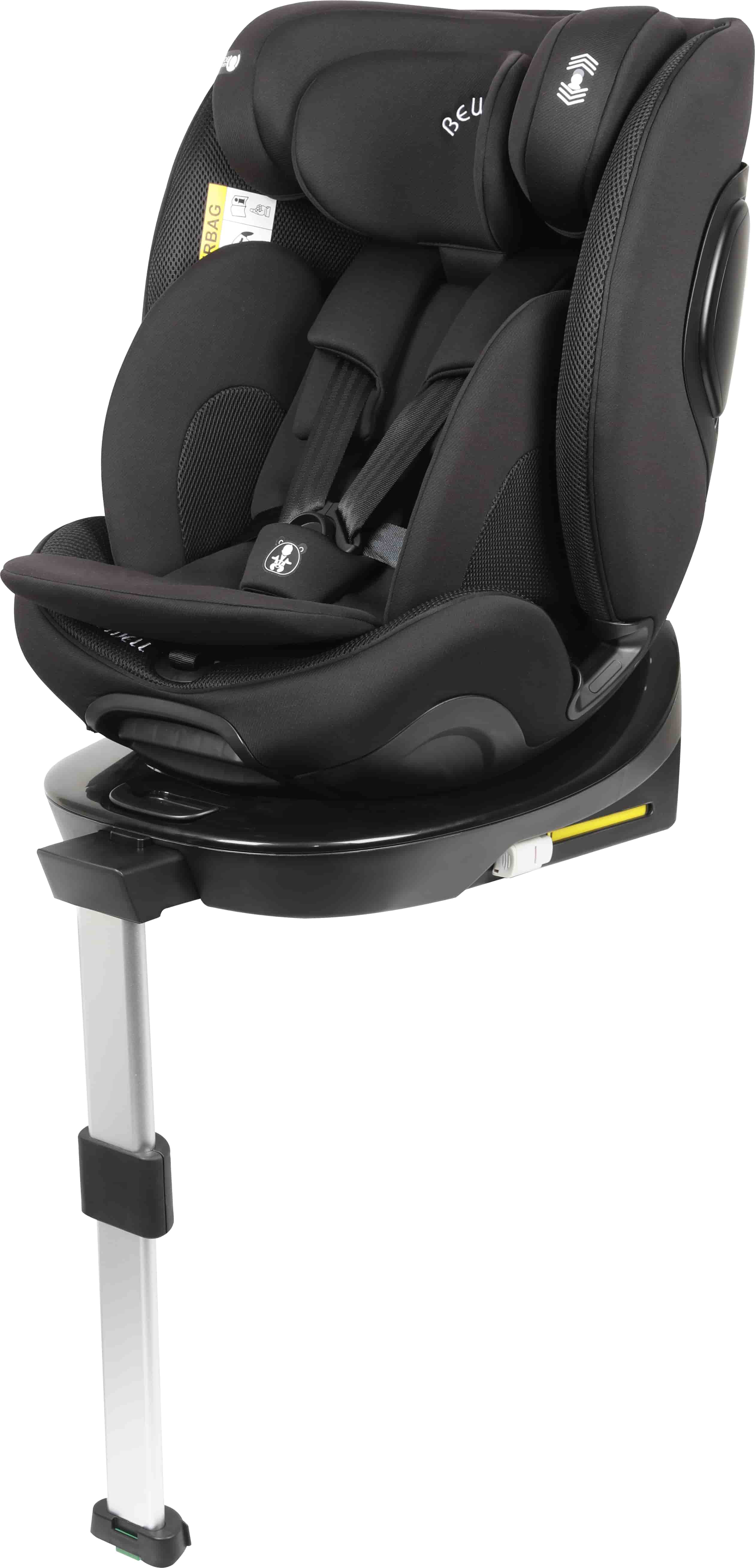 Otroški varnostni avtosedež ISOFIX in podporne noge za dojenčka 40–150 cm